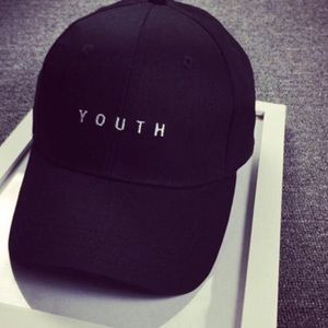 Black Embroidery Cap